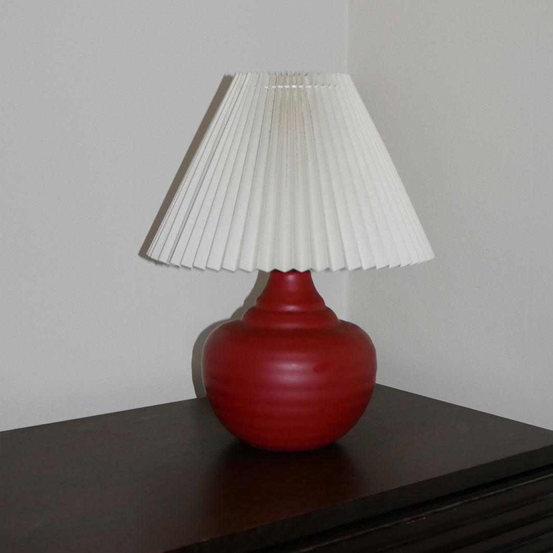 pleated lamp