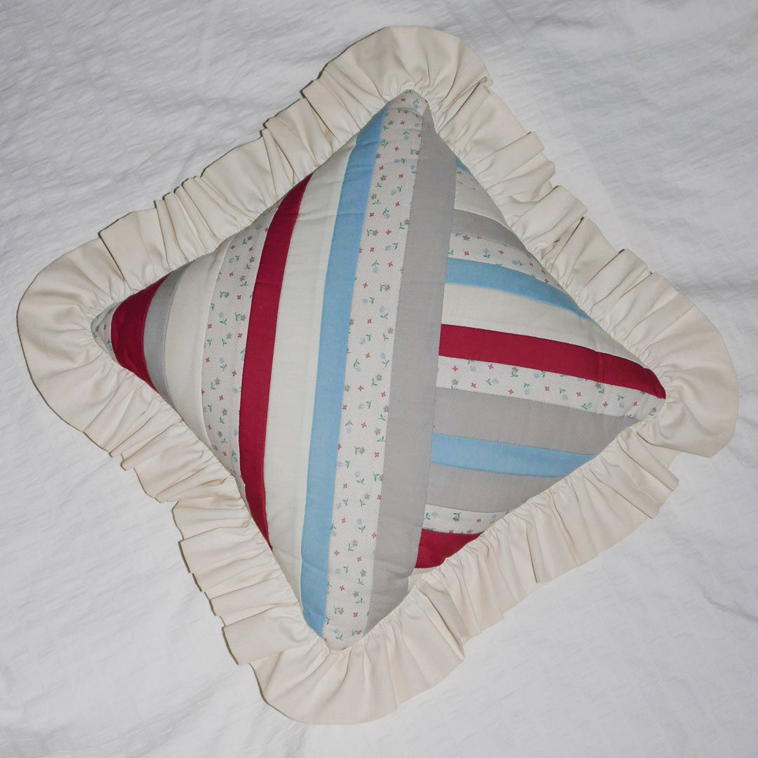 quilted throw pillow M