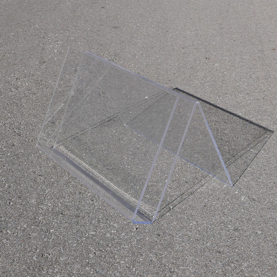 vintage lucite magazine rack