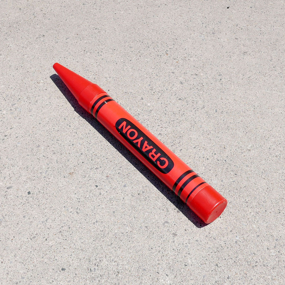 red display crayon