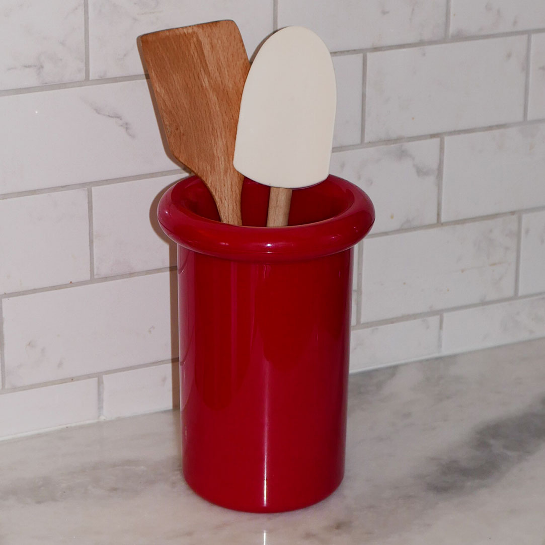 retro plastic circular vase