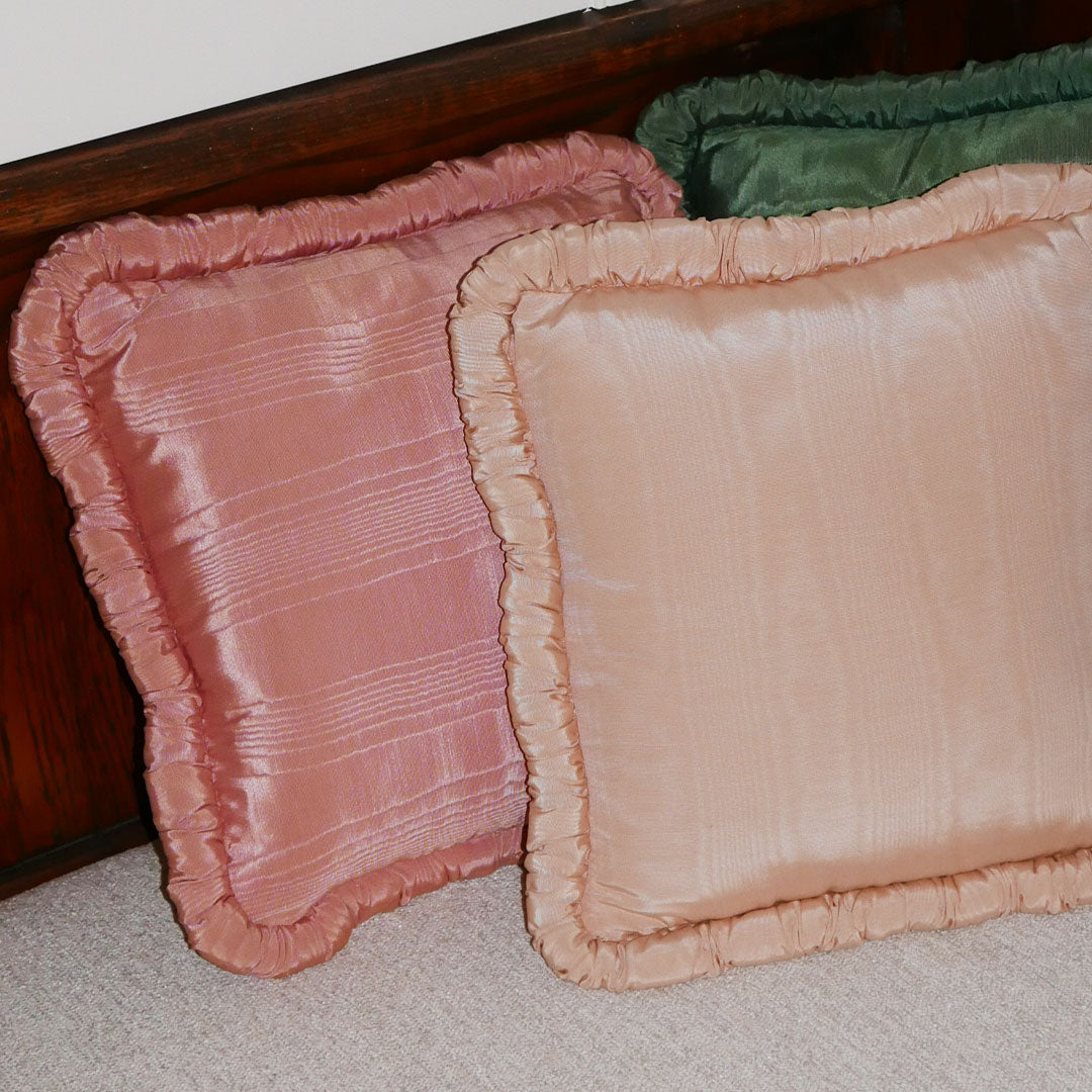 blush throw pillow black dot shops