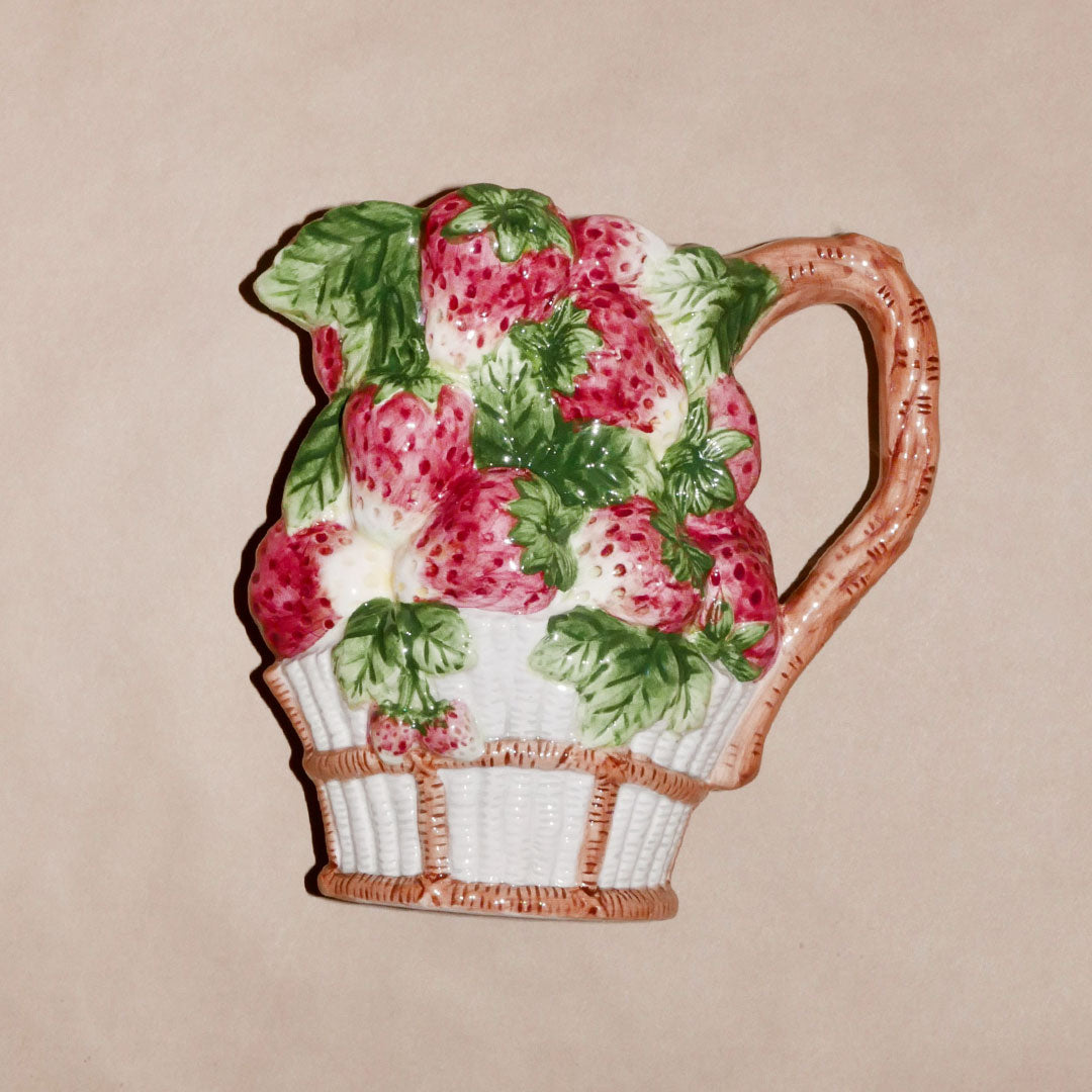 strawberry pitcher