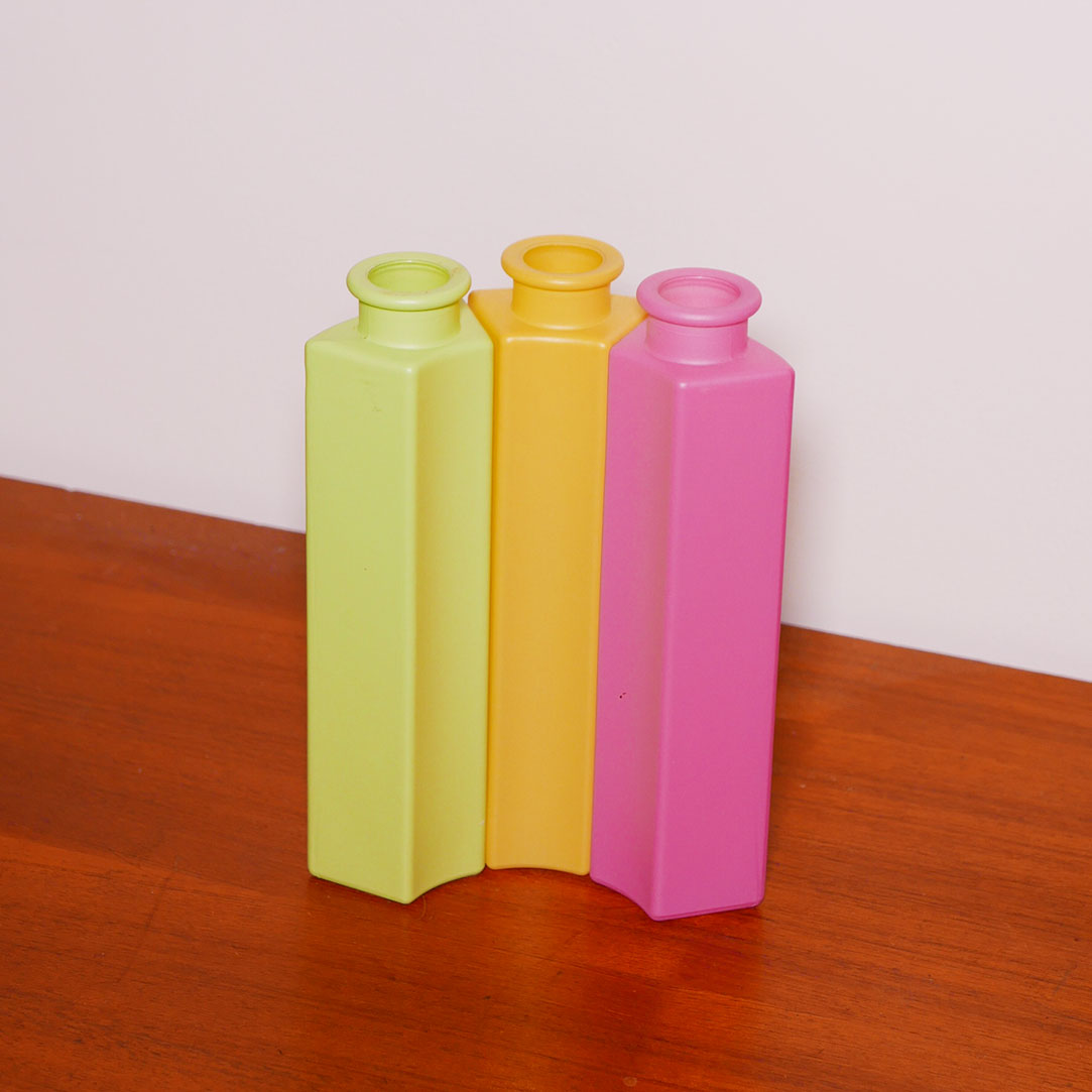 3 x sorbet ikea vases