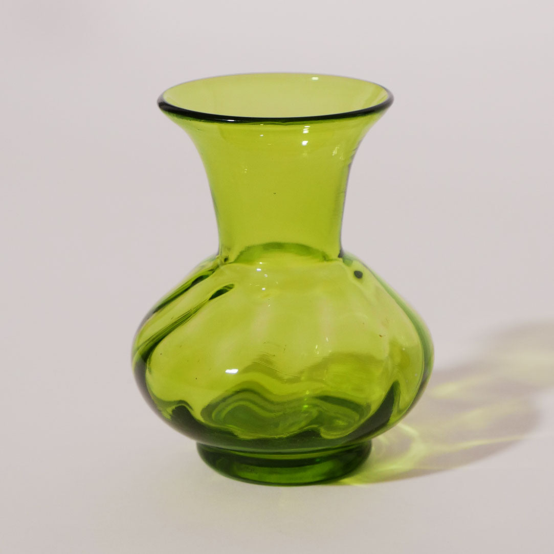 vintage glass anchor hocking vase