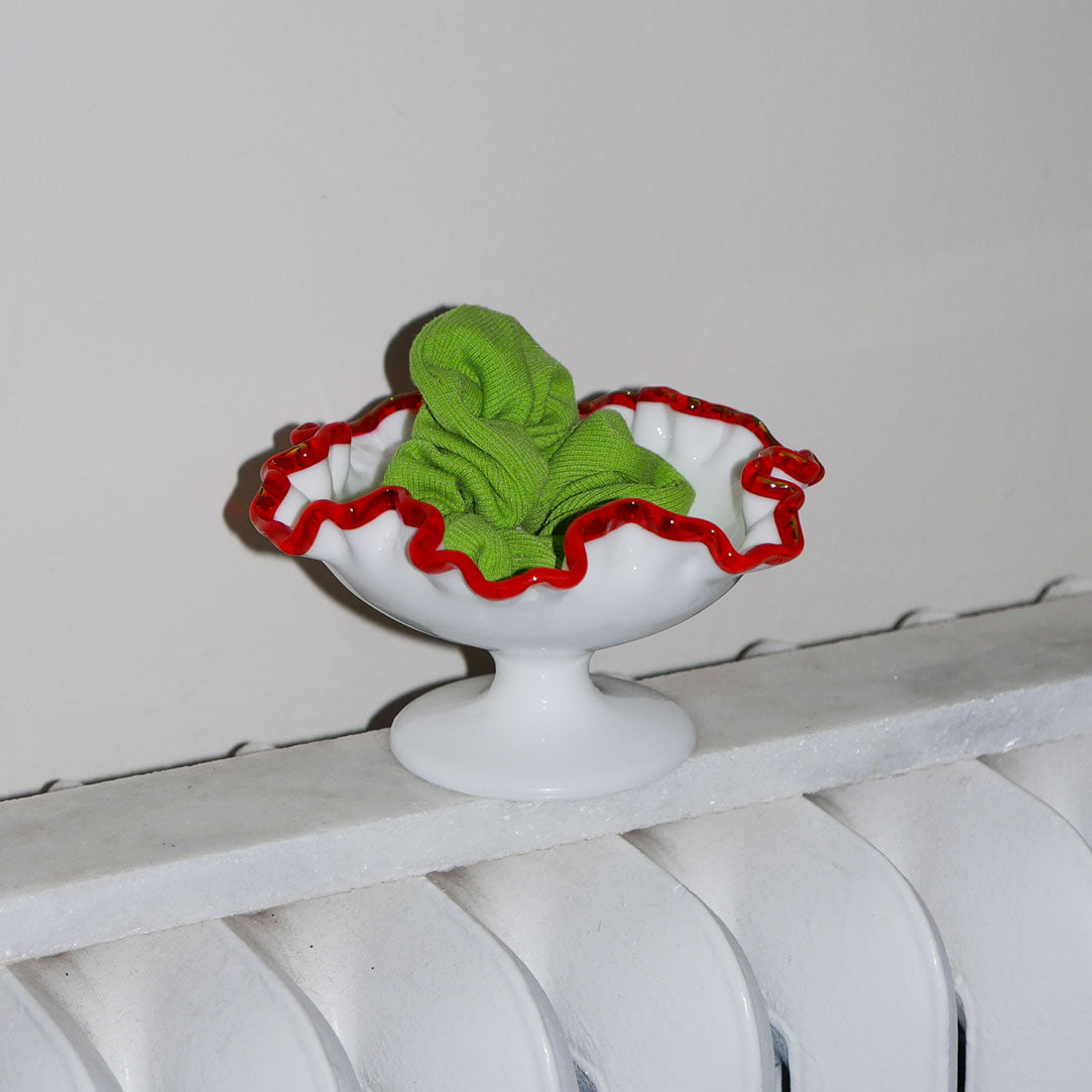 vintage pedestal bowl