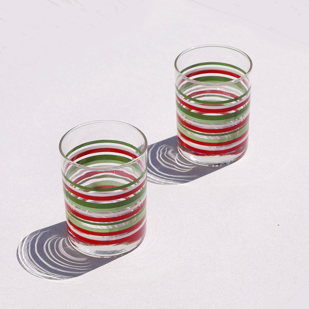 4x vintage tumblers