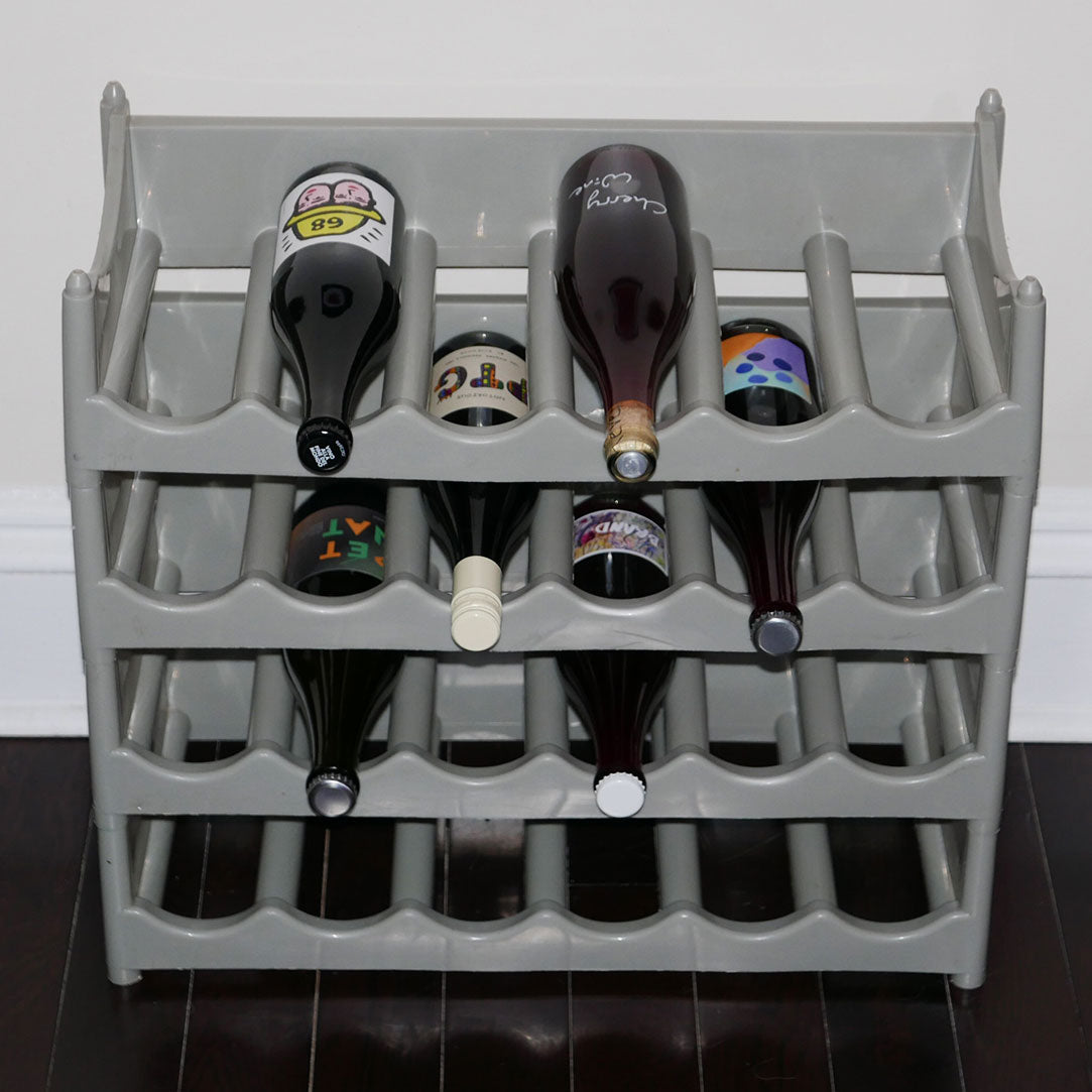 stackable plastic wine rack retro toronto vintage