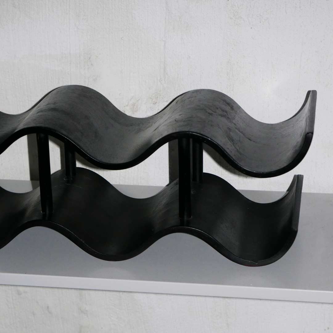 wavy wine rack