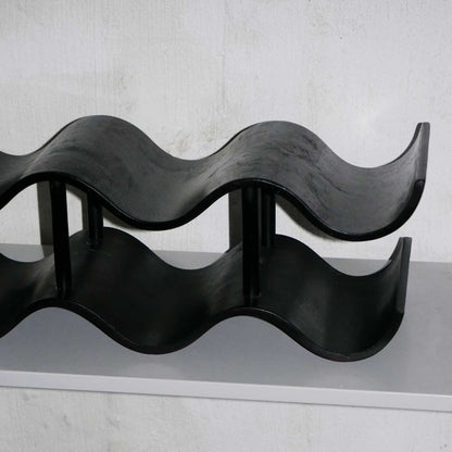 wavy wine rack