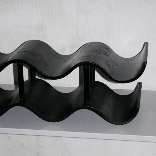 wavy wine rack