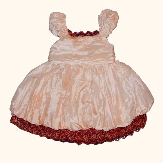 pink puffball dress 6-9M