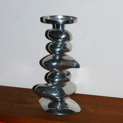 stone candle holder
