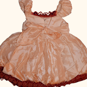 pink puffball dress 6-9M