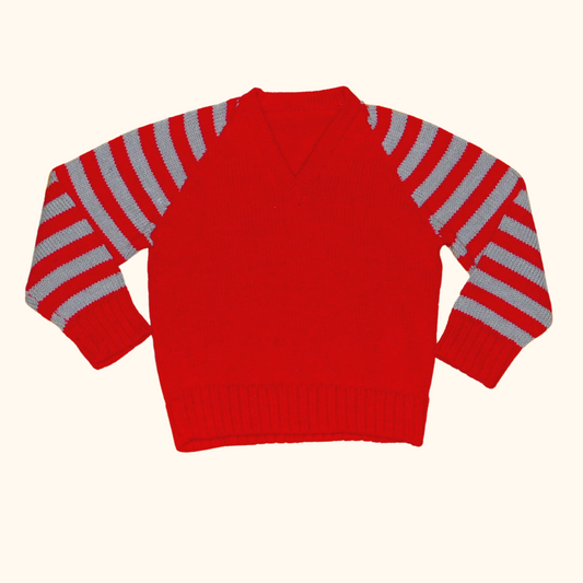 candy cane v neck 3T