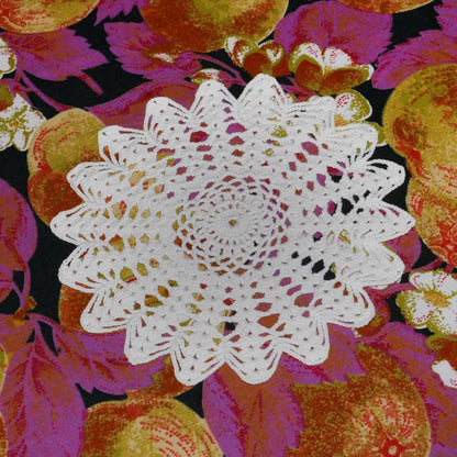 2x crochet doily