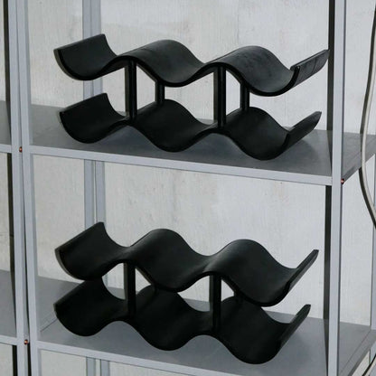 wavy wine rack