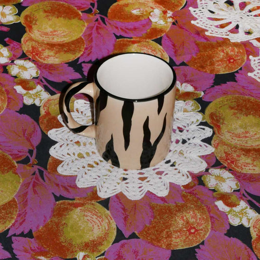 4x zebra mugs