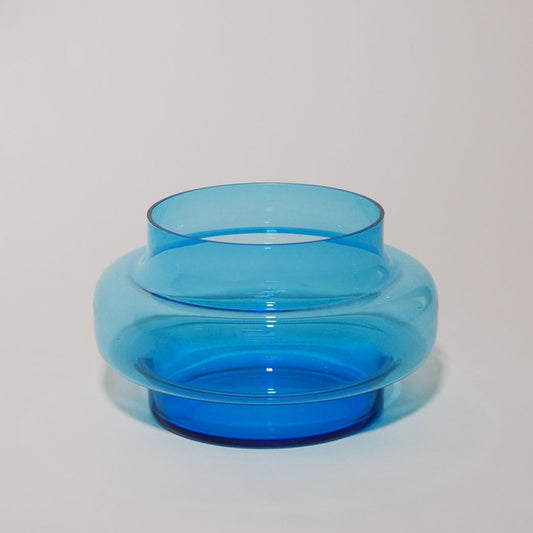 modern aqua blue fruit bowl
