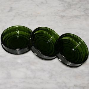 set of 3 vintage nissen denmark stacking bowls