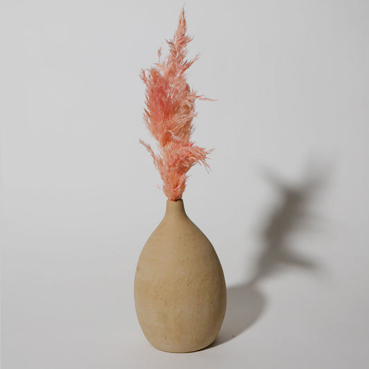round ceramic vase
