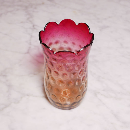 ombre spotted vase