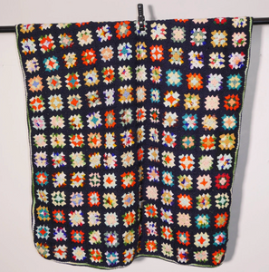 multicolour granny blanket