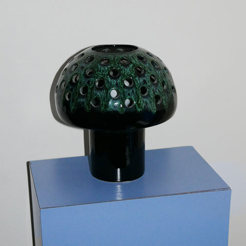 ceramic mushroom lamp by maurice chalvignac