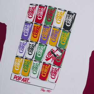 1987 pop art diet coke t shirt print