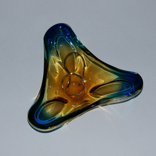 multi coloured art glass