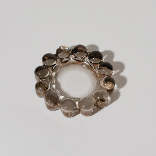 vintage boopie bubble glass ashtray