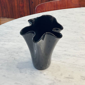black handkerchief vase