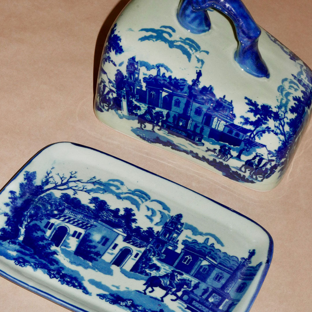 porcelain cheese plate
