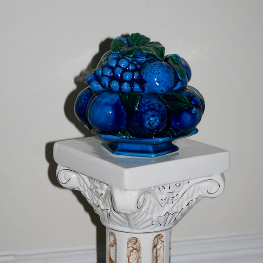 blueberry ceramic cookie car