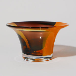decorative tri-coloured bowl