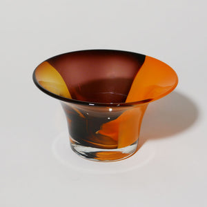 decorative tri-coloured bowl