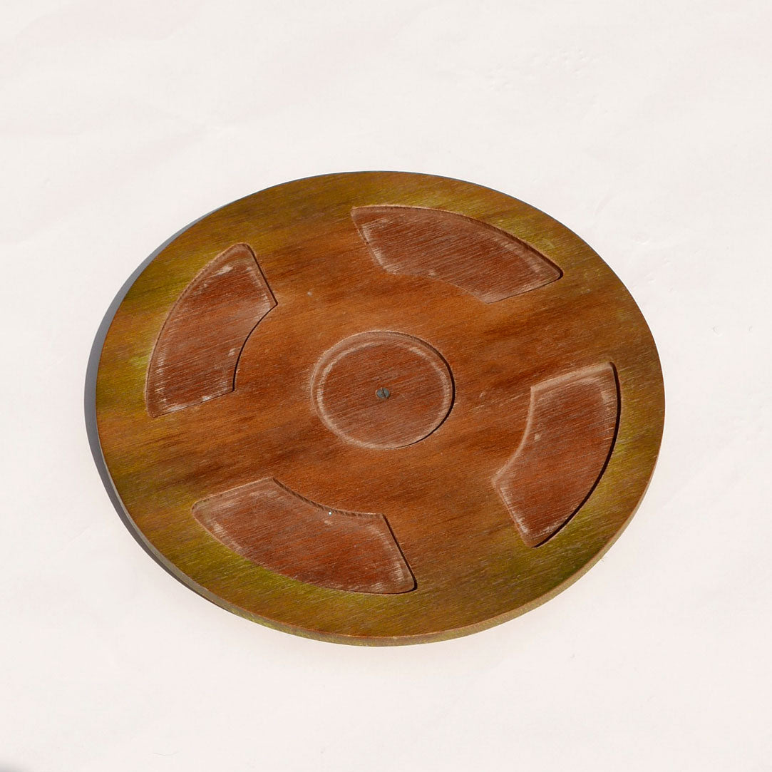 ceramic mid century leaf serving dish