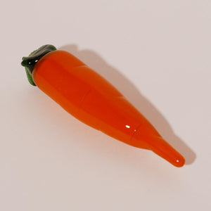 decorative glass carrot