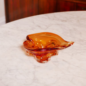 amber glass catchall