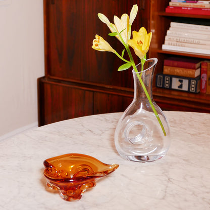 amber glass catchall