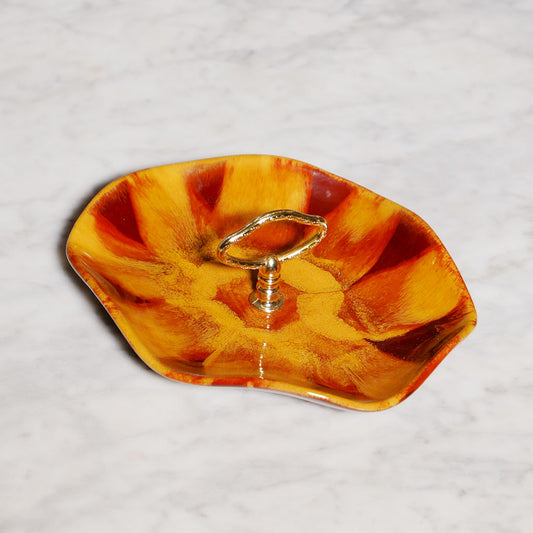 glazed glass catchall