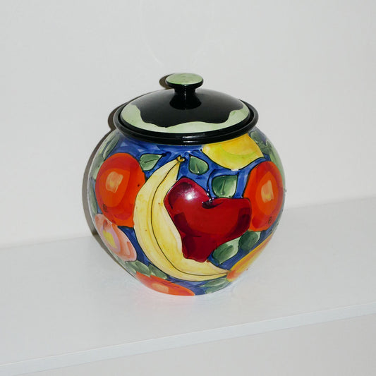 ceramic fruit cookie jar