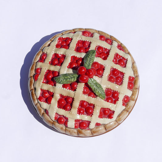 vintage ceramic pie