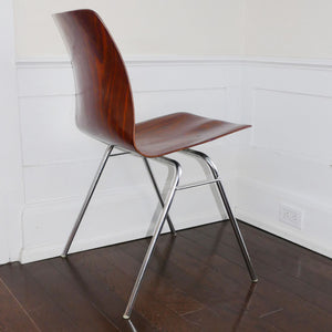 bent rosewood dining chair