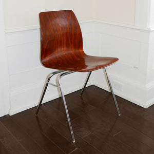 bent rosewood dining chair