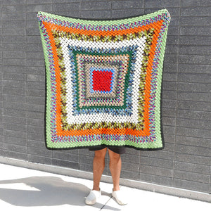 granny square crochet blanket