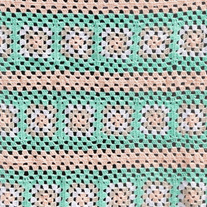 pastel crochet blanket