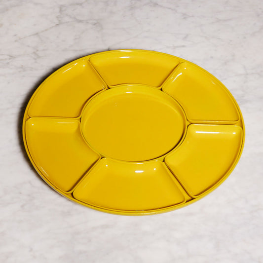 chartreuse yellow serving set