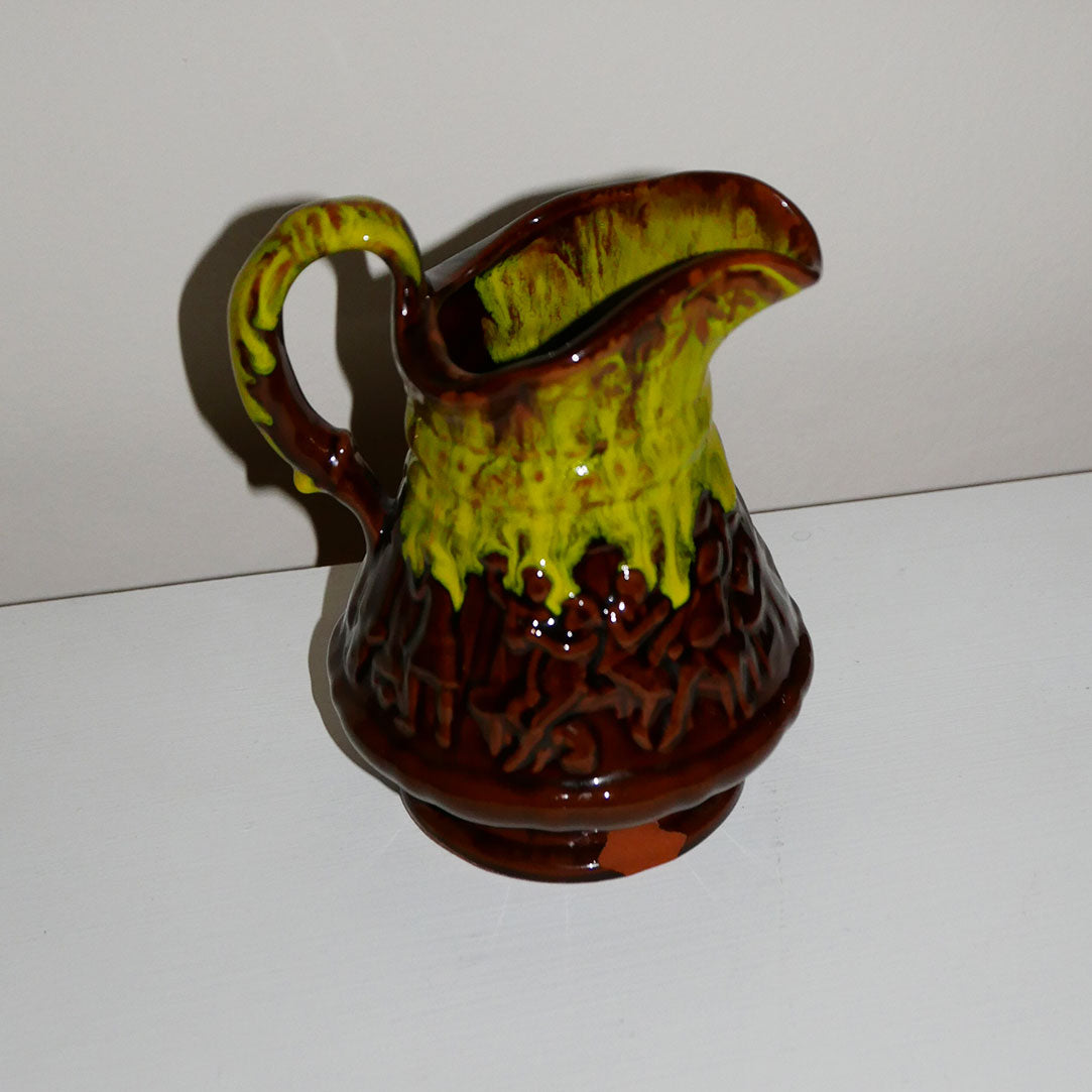 ceramic drip glaze jug
