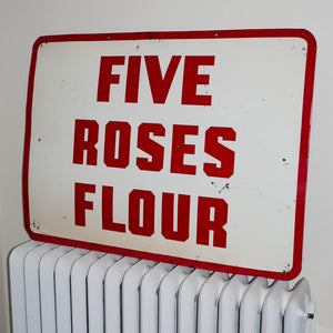 five roses flour sign